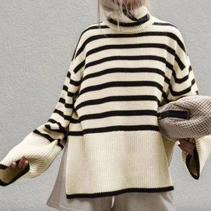 Bronte Oversized Striped Sweater from It's Juliet